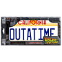 DOCTOR COLLECTOR Réplique plaque d'immatriculation DeLorean Outatime Retour vers le futur