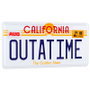 DOCTOR COLLECTOR Réplique plaque d'immatriculation DeLorean Outatime Retour vers le futur