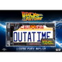 DOCTOR COLLECTOR Réplique plaque d'immatriculation DeLorean Outatime Retour vers le futur