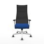 Piqueras y Crespo Chaise de Bureau Albacete Bleu et Noir