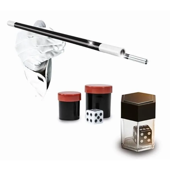 Clementoni Coffret des dés magiques - 20 tours de magie facile - Jeu pour enfant à partir de 7 ans