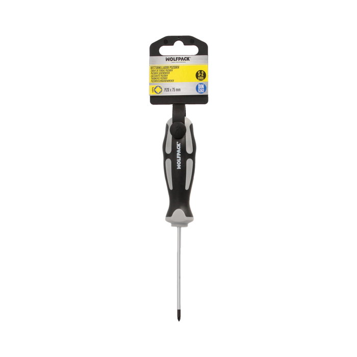 WOLFPACK LINEA PROFESIONAL Tournevis Pozidriv PZ 0 x Ø 3,0 x 75 mm
