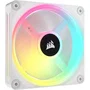 Corsair Kit de Démarrage Ventilateurs PC iCUE LINK QX120 RGB WHITE - 3 Ventilateurs 120mm PWM, RGB, Hub System iCUE LINK - QX RGB Series