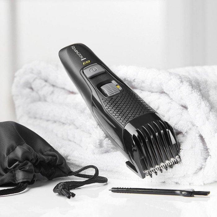 Remington MB3000 Tondeuse à cheveux professionnelle barber - Sans fil avec peigne ajustable - 17 réglages de longueur (0,4-18 mm) - Ciseaux lavables