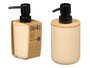 Berilo Dosificateur Plastique Bambou Beige 9 x 16 x 7 cm (Set de 24)