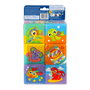 Playgro Blocs de Bain Souples 6 Pièces Multilingue Jeu d'Éveil Motricité Fine +6 Mois