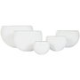 Cache-pot Home ESPRIT Blanc Aluminium 54 x 24 x 36 cm 54 x 25 x 36 cm (5 Unités)