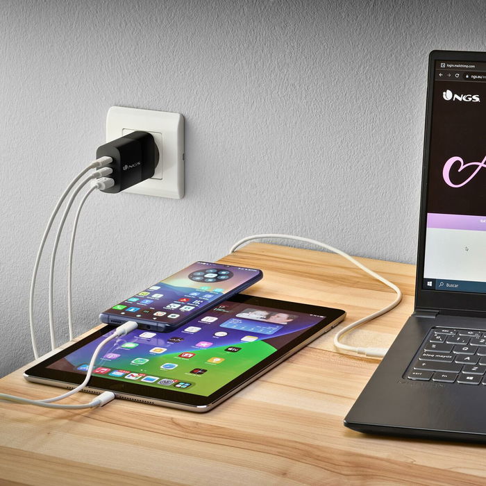 Chargeur mural NGS BUD65W 65 W