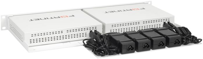 Rackmount IT RM-FR-T20 - Support de rack 1U pour firewalls Fortinet, connections frontales, alimentation sécurisée - 44 x 482 x 217 mm