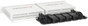 Rackmount IT RM-FR-T20 - Support de rack 1U pour firewalls Fortinet, connections frontales, alimentation sécurisée - 44 x 482 x 217 mm