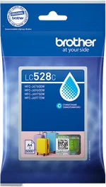 Brother LC-528C/LC528C Cartouche d'encre Cyan haute capacité XL pour imprimante