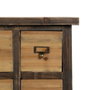 BigBuy Home Caisson à Tiroirs Beige Gris Bois d'épicéa et MDF