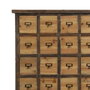 BigBuy Home Caisson à Tiroirs Beige Gris Bois d'épicéa et MDF