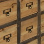BigBuy Home Caisson à Tiroirs Beige Gris Bois d'épicéa et MDF