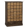 BigBuy Home Caisson à Tiroirs Beige Gris Bois d'épicéa et MDF