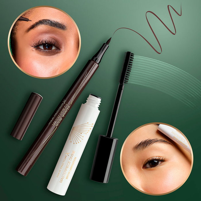 Max Factor MASTERPIECE MICRO MARKER Stylo à sourcils n° 50 - Brun cendré 1 ml - Pointe fine pour des traits précis et tenue 24 heures
