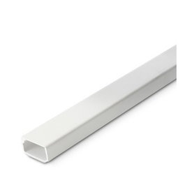 DUVER Canalette Blanche Adhésive 10-20mm 2mtos