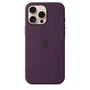 Apple iPhone 16 Pro Max Coque en Silicone avec MagSafe Prune
