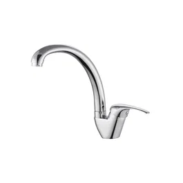 Edouard Rousseau Newbury - Mitigeur évier de cuisine - Chromé - Cartouche céramique Ø 35 mm - Bec mobile - Système économie d'eau