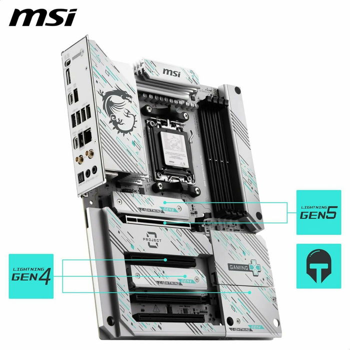 Carte Mère MSI B850 GAMING PLUS WiFi PZ AMD B850 AMD AM5