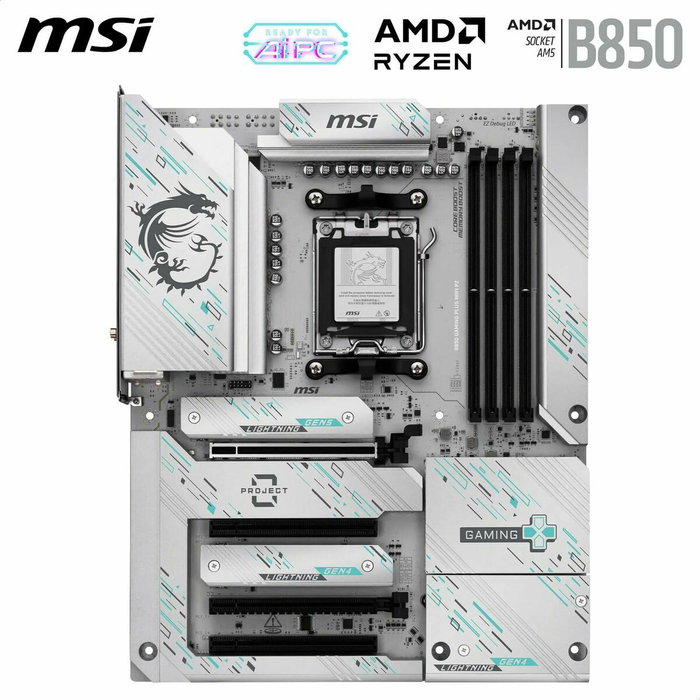 Carte Mère MSI B850 GAMING PLUS WiFi PZ AMD B850 AMD AM5