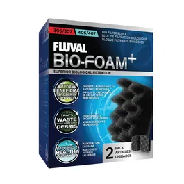 Fluval - Bloc de mousse biologique pour aquarium - Filtration bio et mécanique - Pour filtres externes 306/406