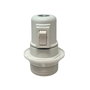 Arditi Porte-lampe E27 blanc avec interrupteur et rondelle