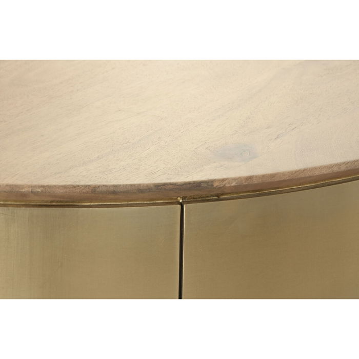 Table Basse Home ESPRIT Doré 90 x 90 x 45 cm