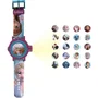 Lexibook Montre Digitale pour Enfants La Reine des Neiges 2 - Projecteur avec 20 Images, Affichage Heure/Date, Bracelet Ajustable et Communication par Messages Codés