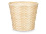 Ibergarden Cache-pot Rond en Bambou Tressé Naturel 31x28 cm (Set de 12)