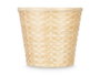 Ibergarden Cache-pot Rond en Bambou Tressé Naturel 31x28 cm (Set de 12)
