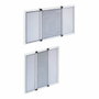 IRS Moustiquaire Blanc 70 x 50 cm Fenêtres Extensible (2 Unités)