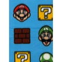 Mario Bros Plaid Polaire Multicolore Carreaux Écossais 100 x 140 cm