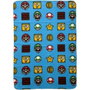 Mario Bros Plaid Polaire Multicolore Carreaux Écossais 100 x 140 cm