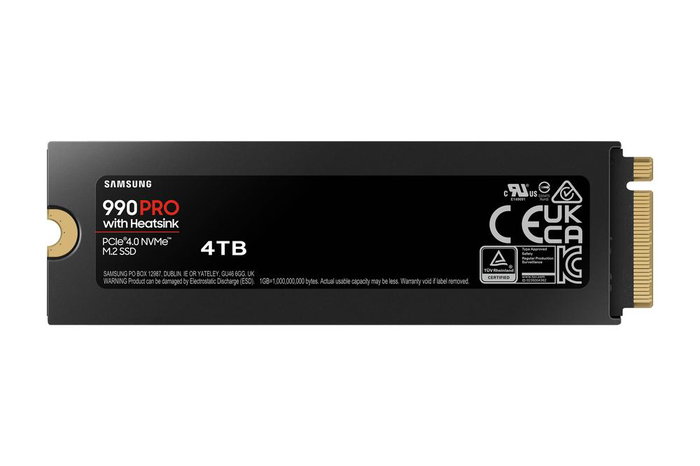 Samsung 990 PRO Heatsink 4TB SSD
