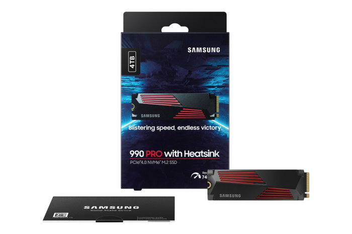 Samsung 990 PRO Heatsink 4 To Samsung 990 PRO Heatsink 4 To