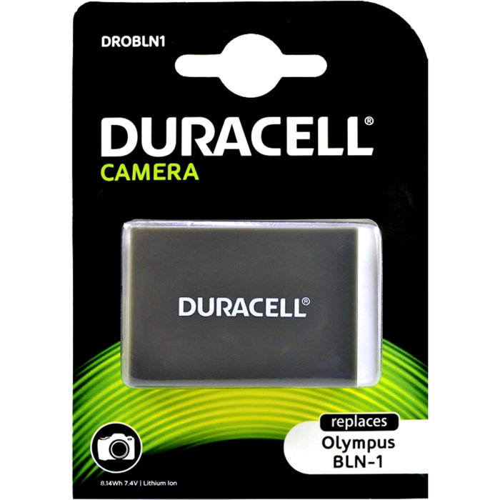 Duracell Batterie Lithium-Ion 1140mAh pour Olympus BLN-1 Duracell Batterie Lithium-Ion 1140mAh pour Olympus BLN-1
