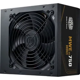 Cooler Master MPE-7501-ACABW-BEU MWE 750 V2 - Alimentation PC ATX 750W 80 PLUS Bronze - Non Modulaire - Ventilateur 12 cm - Noir