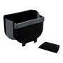 Wenko Cubo de basura plegable pour porte de placard 5 L Noir 25,5x18x18 cm