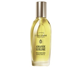 L'Occitane en Provence Huile Corporelle Amande Sublime 100 ml - Régénère l'élasticité cutanée et atténue les marques d'étirement