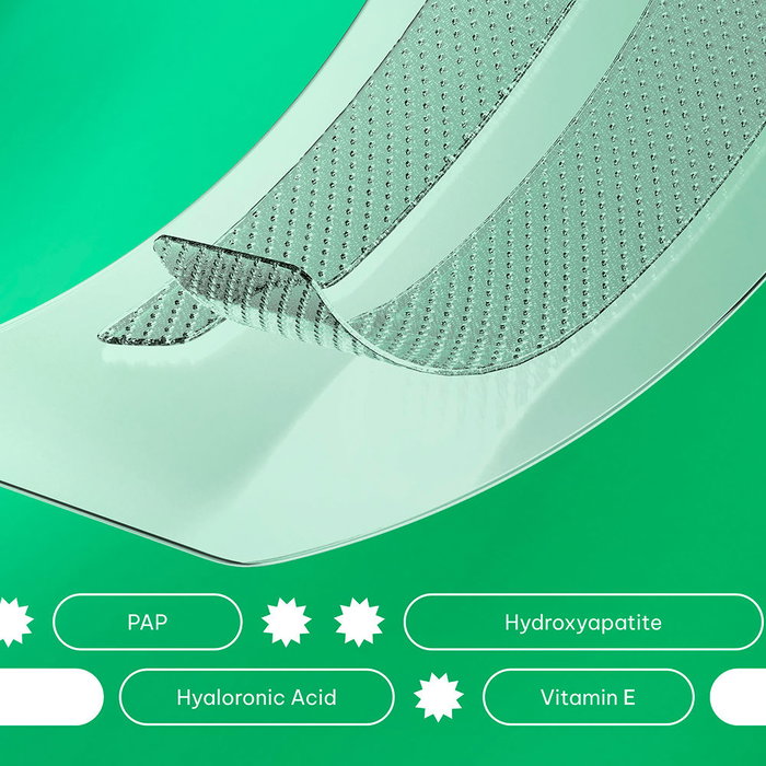 Smilepen Bandes Blanchissantes pour Dents Goût Pomme avec Technologie PAP - 7 Bandes - Blanchiment Sans Peroxyde, Renforce l'Émail