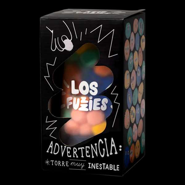 Asmodee Juego los fuzzies - Jeu de société "Cuidado torre muy inestable", version espagnole, dès 6 ans