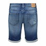 Shorts en Jean pour Homme Only & Sons Onsply Dark Mid Blue Bleu