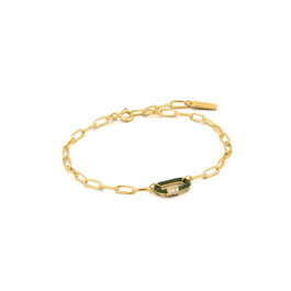 Ania Haie Bracelet Bright Future Doré en Argent de loi 19cm