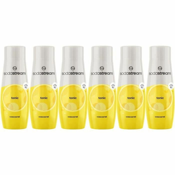 Sodastream Lot de 6 concentrés Tonic 440 ml Sodastream Lot de 6 concentrés Tonic 440 ml