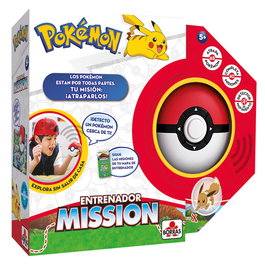 Educa Pokemon - Jeu de mission chasseur de Pokémon avec détecteur et cartes électroniques - Version espagnole - À partir de 5 ans