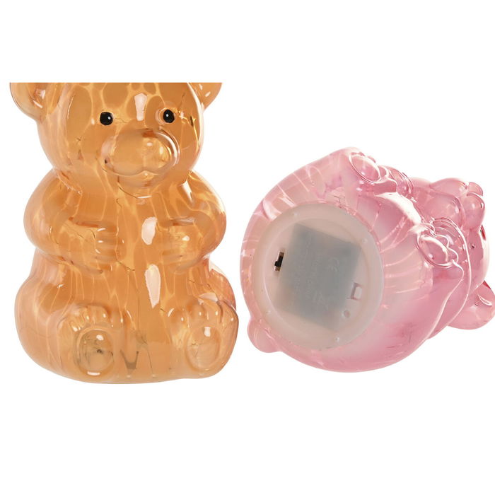 Décoration lumineuse Home ESPRIT Verre Urbaine 13 x 14 x 20 cm (2 Unités)