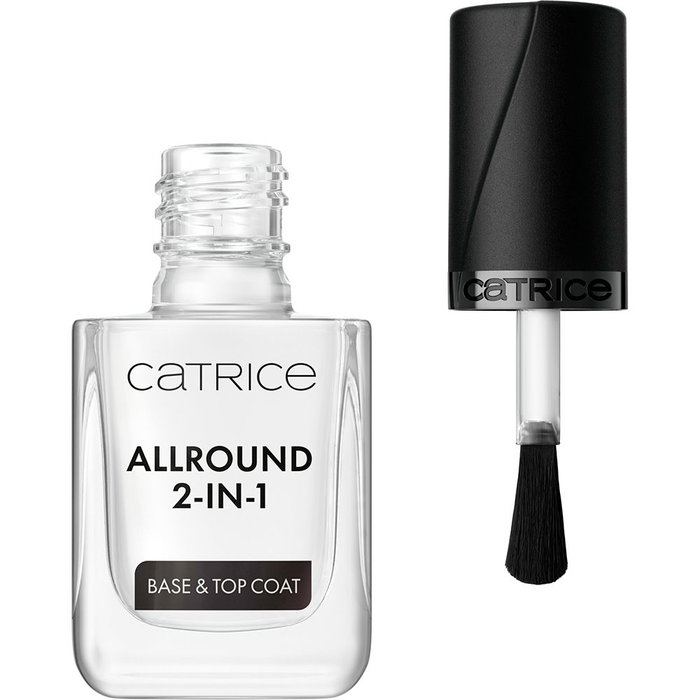 Catrice ALLROUND Base et Top Coat 2-en-1 Vernis à Ongles - 10,50 ml Catrice ALLROUND Base et Top Coat 2-en-1 Vernis à Ongles - 10,50 ml