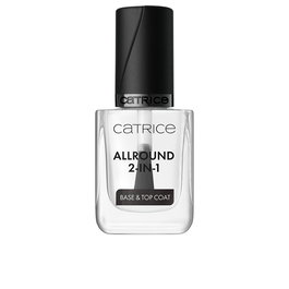 Catrice ALLROUND Base et Top Coat 2-en-1 Vernis à Ongles - 10,50 ml
