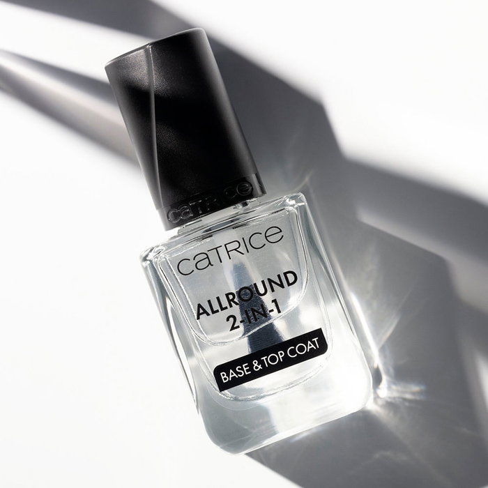 Catrice ALLROUND Base et Top Coat 2-en-1 Vernis à Ongles - 10,50 ml Catrice ALLROUND Base et Top Coat 2-en-1 Vernis à Ongles - 10,50 ml